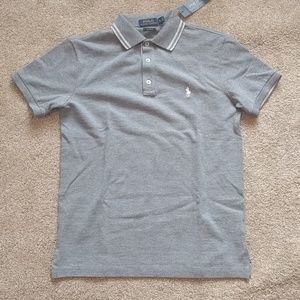 Polo by Ralph Lauren Grey Custom-fit Polo Sirt